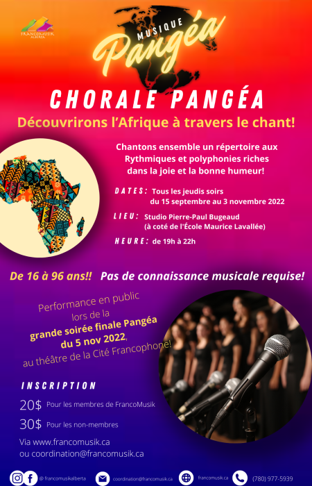 Chorale Pangéa_Affiche